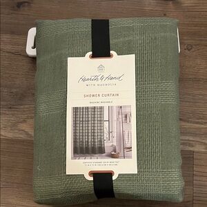 Hearth & Hand Olive Shower Curtain